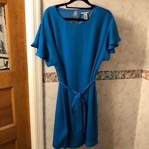 Pretty blue work or party dress